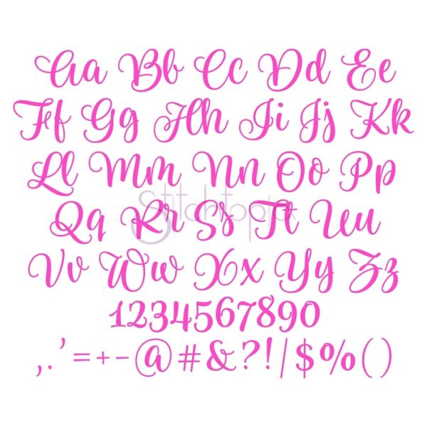 Script Embroidery Font Bundle #7 - 10 Fonts - Image 8