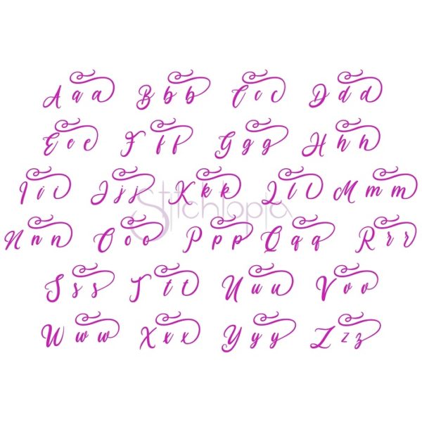 Script Embroidery Font Bundle #6 - 10 Fonts - Image 7
