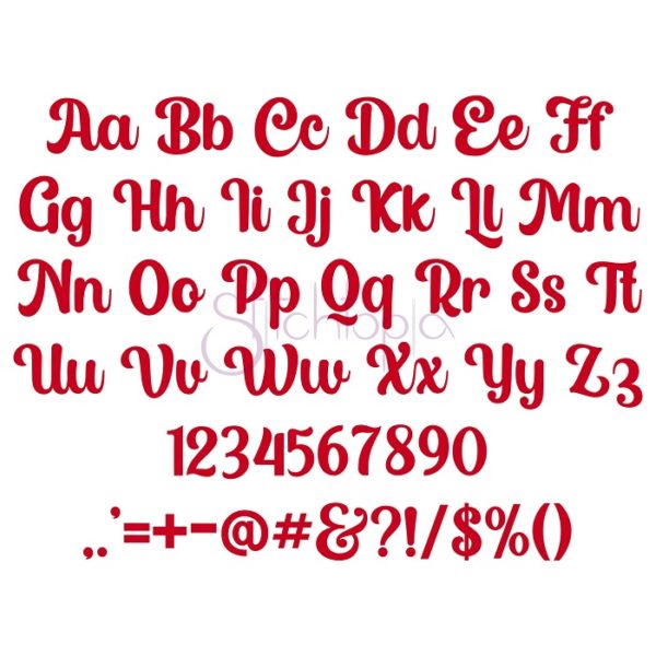 Script Embroidery Font Bundle #6 - 10 Fonts - Image 10