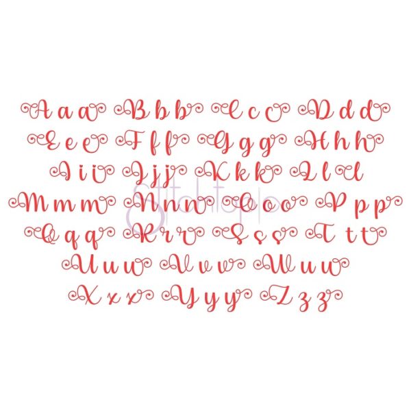 Mariah Embroidery Font #2 1" 1.25" 1.5" 2" 2.5" - Image 2