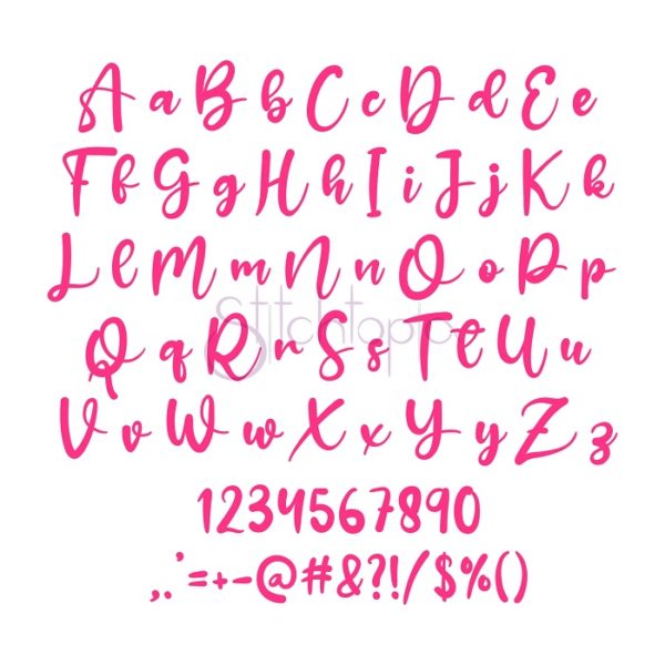 Script Embroidery Font Bundle #8 - 10 Fonts - Image 9