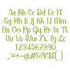 Bubble & Squeak Embroidery Font .75" 1" 1.25" 1.5" 2" - Image 2