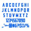 Manda Lorian Embroidery Font .5" .75" 1" 1.25 1.5" 2" 2.5" - Image 2