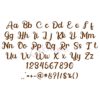 Chocolate Donut Embroidery Font .75" 1" 1.25" 1.5" 2" - Image 2