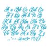 Niagara Falls Embroidery Font .75" 1" 1.25" 1.5" 2" - Image 2