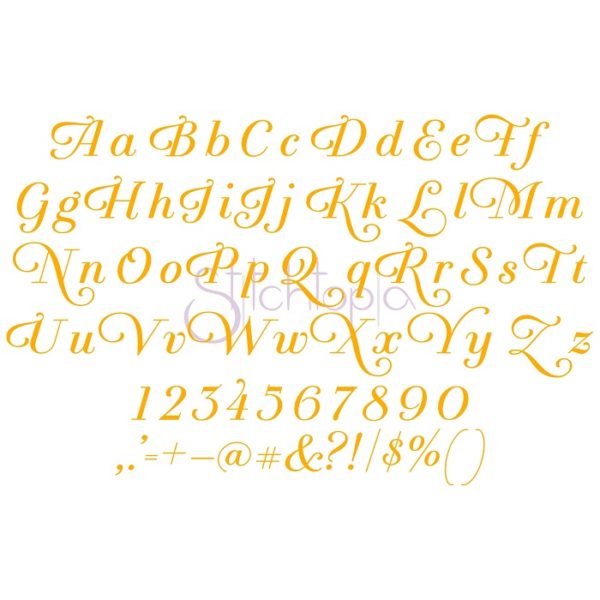 Queen Bee Embroidery Font 1" 1.25" 1.5" 2" 2.5" - Image 2