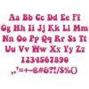 Peace & Love Embroidery Font .75" 1" 1.25" 1.5" 2" - Image 2