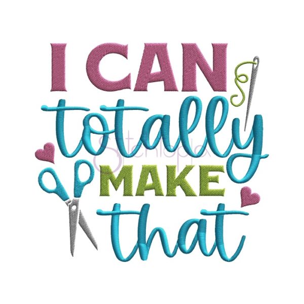 I Can Totally Make That Embroidery Design
