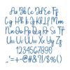 Office Space Embroidery Font 1" 1.25" 1.5" 2" 2.5" - Image 2