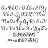 Black Swan Embroidery Font 1" 1.25" 1.5" 2" 2.5" - Image 2