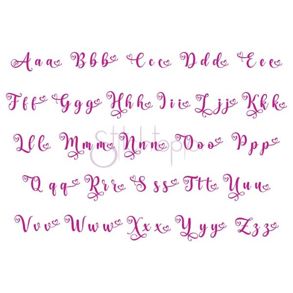 Lovey Dovey  Font Bundle #1-3 - 1" 1.25" 1.5" 2" 2.5" - Image 4