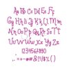 Chapter Books Embroidery Font .75" 1" 1.25" 1.5" 2" - Image 2