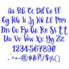 Baby Shark Embroidery Font .75" 1" 1.25" 1.5" 2" - Image 2