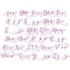 Milan Embroidery Font #2 - 3.5" 4" 4.5" 5" 6" - Image 2