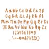 Coffee Shop Embroidery Font 2.5" 3" 3.5" 4" 5" - Image 2