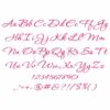 Script Embroidery Font Bundle #20 - 10 Fonts - Image 2
