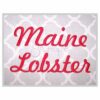 Maine Lobster Embroidery Font .75" 1" 1.25" 1.5" 2"