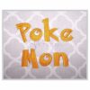 Poke Mon Embroidery Font .75" 1" 1.25" 1.5" 2"