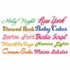 Script Embroidery Font Bundle #20 - 10 Fonts