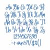 Script Embroidery Font Bundle #25 - 10 Fonts - Image 9