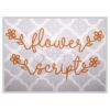 Flower Script #2 Embroidery Font 3" 3.5" 4" 5" 6"