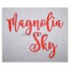 Magnolia Sky Embroidery Font 2.5" 3" 3.5" 4" 5"
