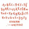 Magnolia Sky Embroidery Font 2.5" 3" 3.5" 4" 5" - Image 2